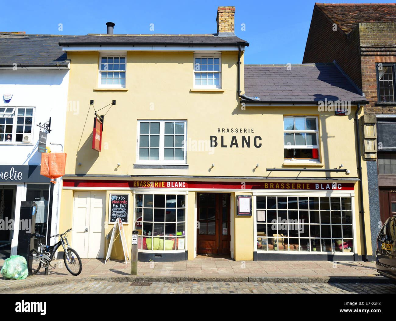 Brasserie Blanc French restaurant, High Street, Berkhamsted, Hertfordshire, England, United