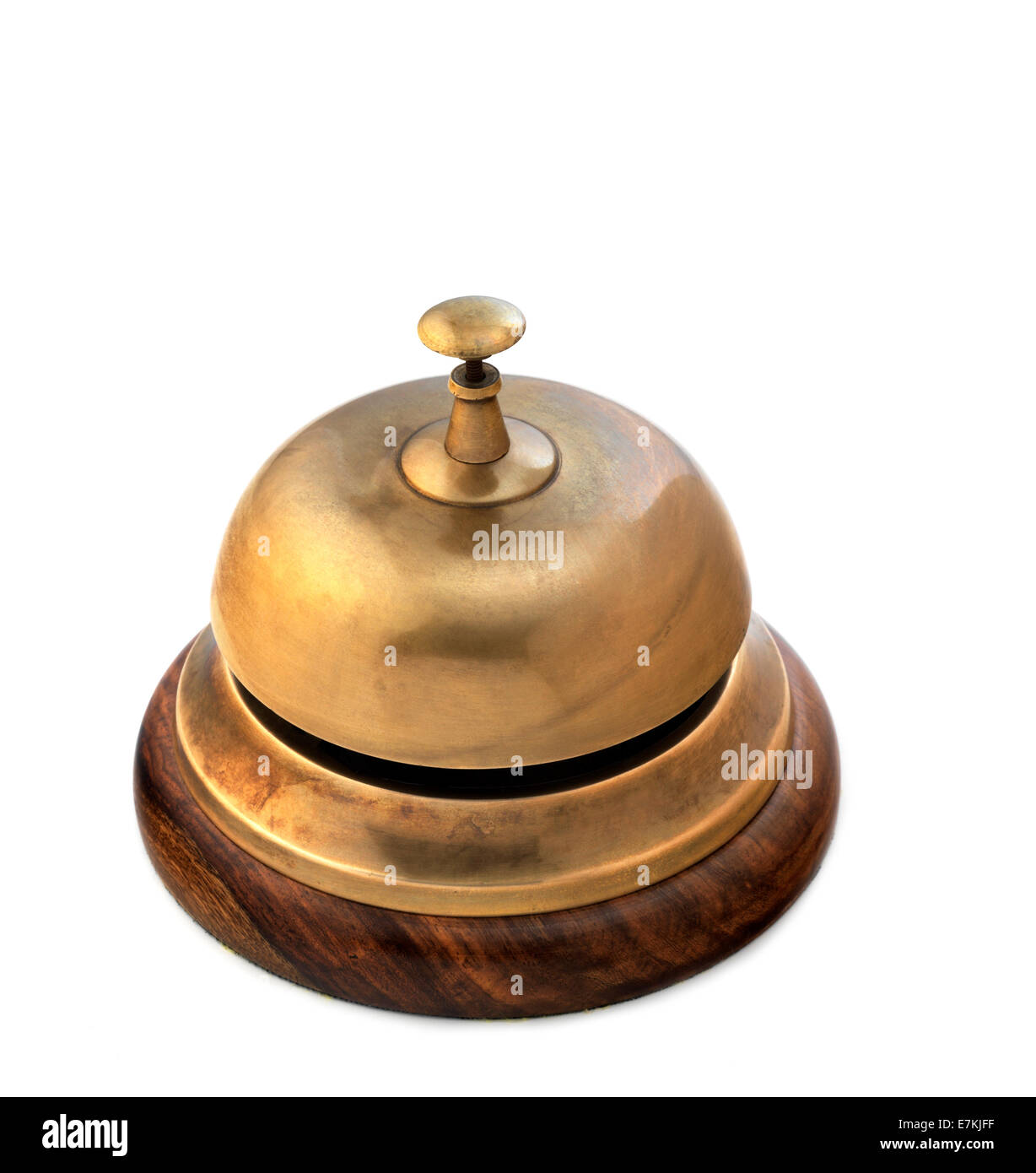 Isolated reception bell Stock Photo