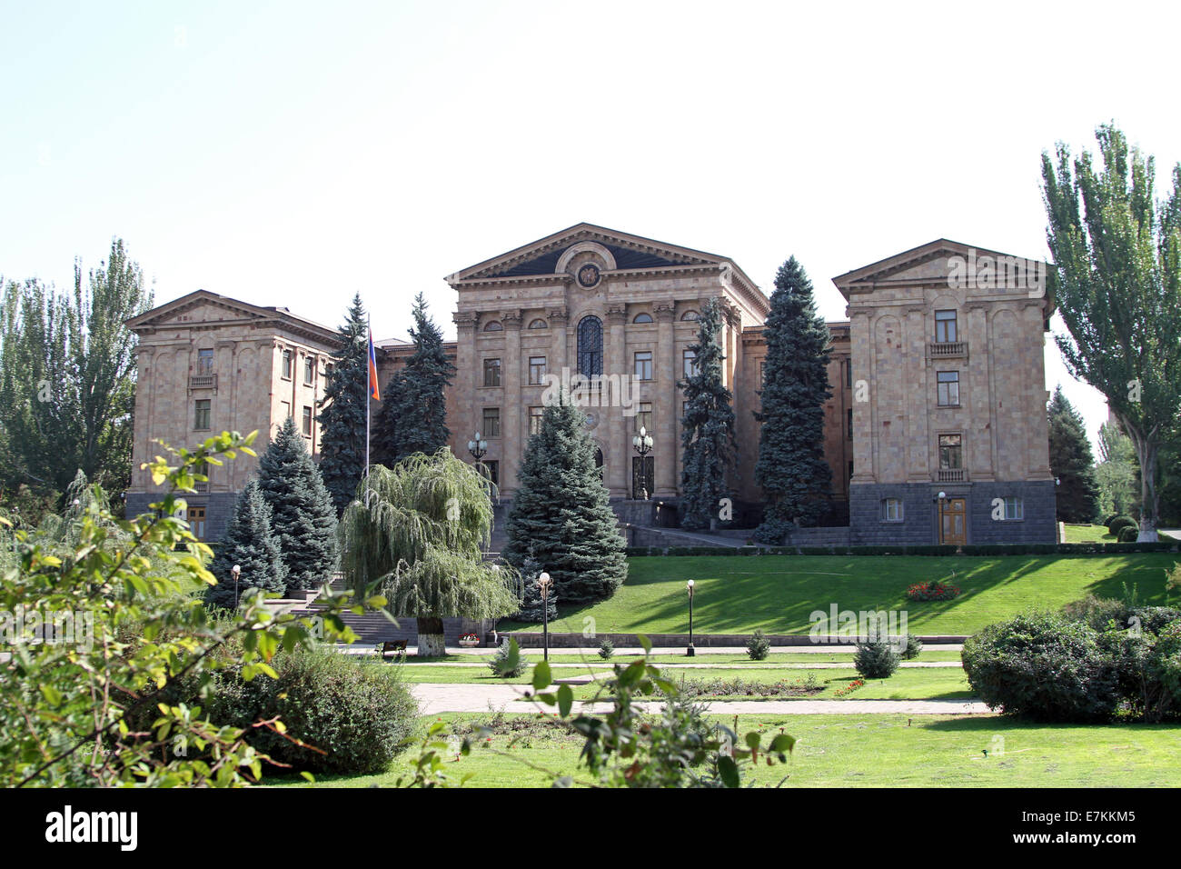The National Assembly (parliament) of the Republic of Armenia. Stock Photo