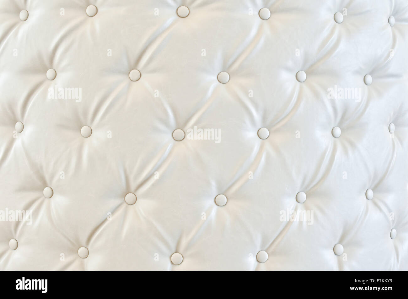 Texture of white vintage sofa Stock Photo