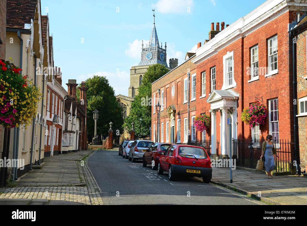 Parish Church of St.Mary's and Church Street, Aylesbury