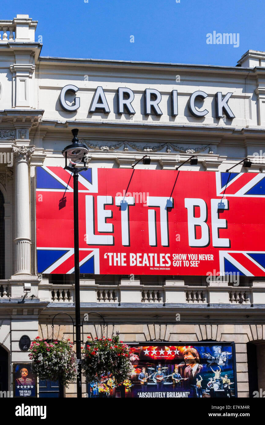 Let It Be at the Garrick theatre - London Stock Photo