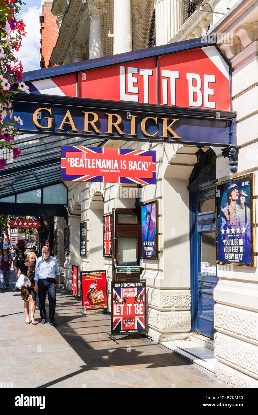 Let It Be at the Garrick theatre - London Stock Photo