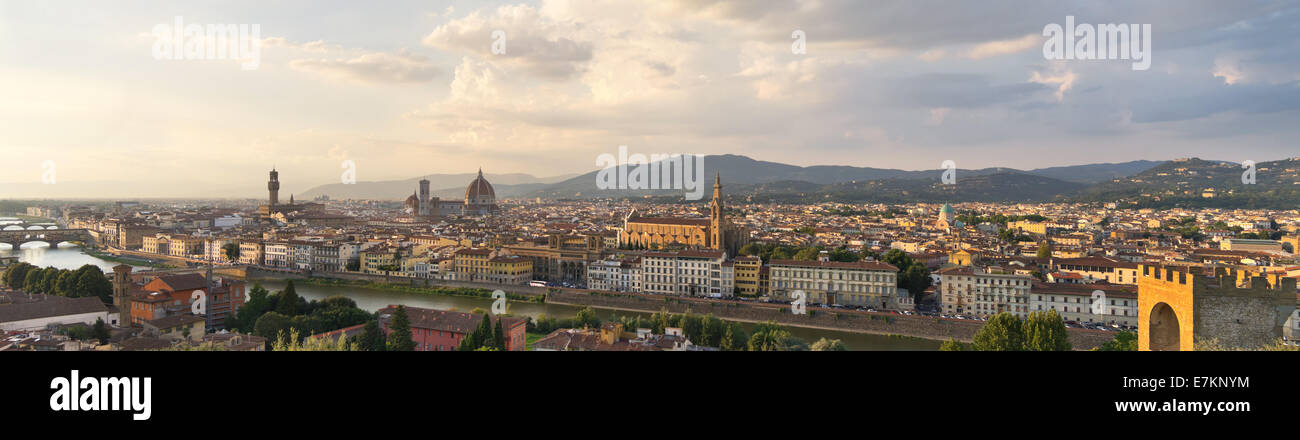 View of Florence from above. Stock Photo