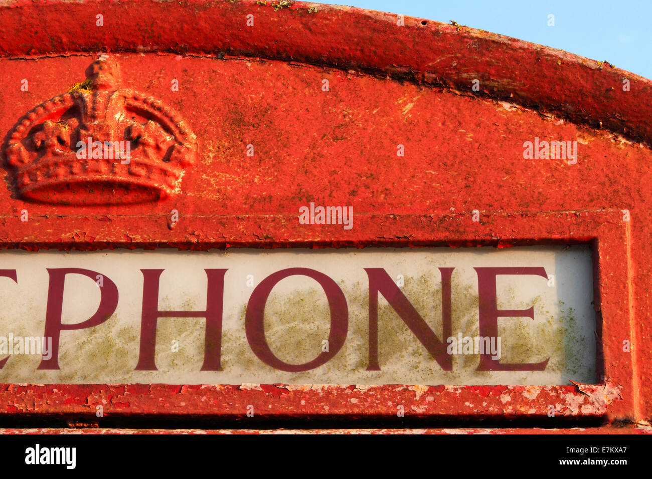 Old telephone box in Cambridgeshire Stock Photo Alamy