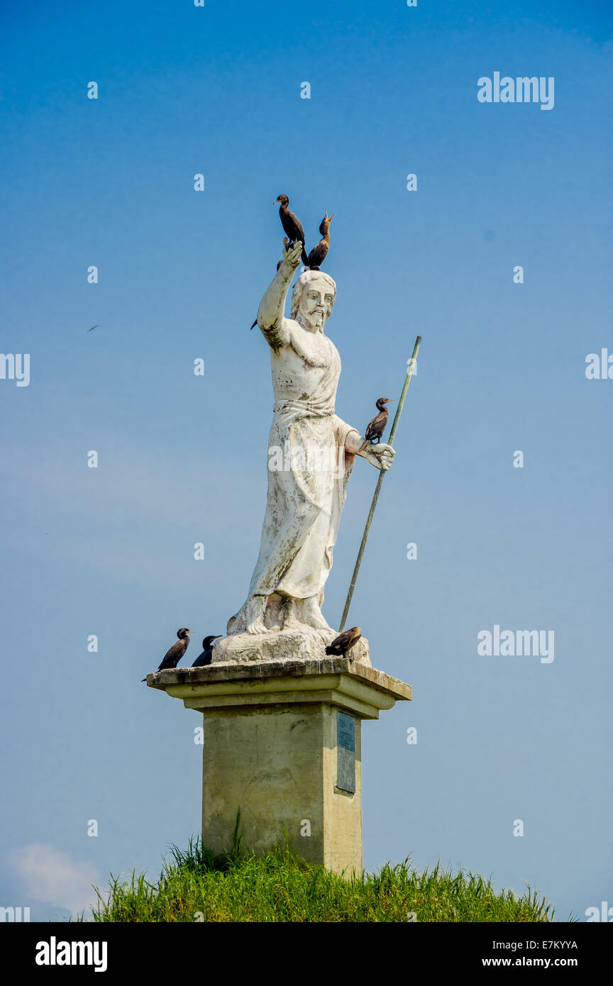 statue in livingston guatemala Stock Photo