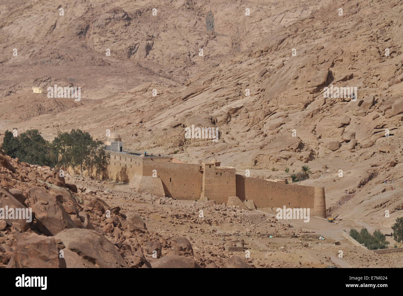 Egypt: Saint Catherine's Monastery at Mount Sinai Stock Photo