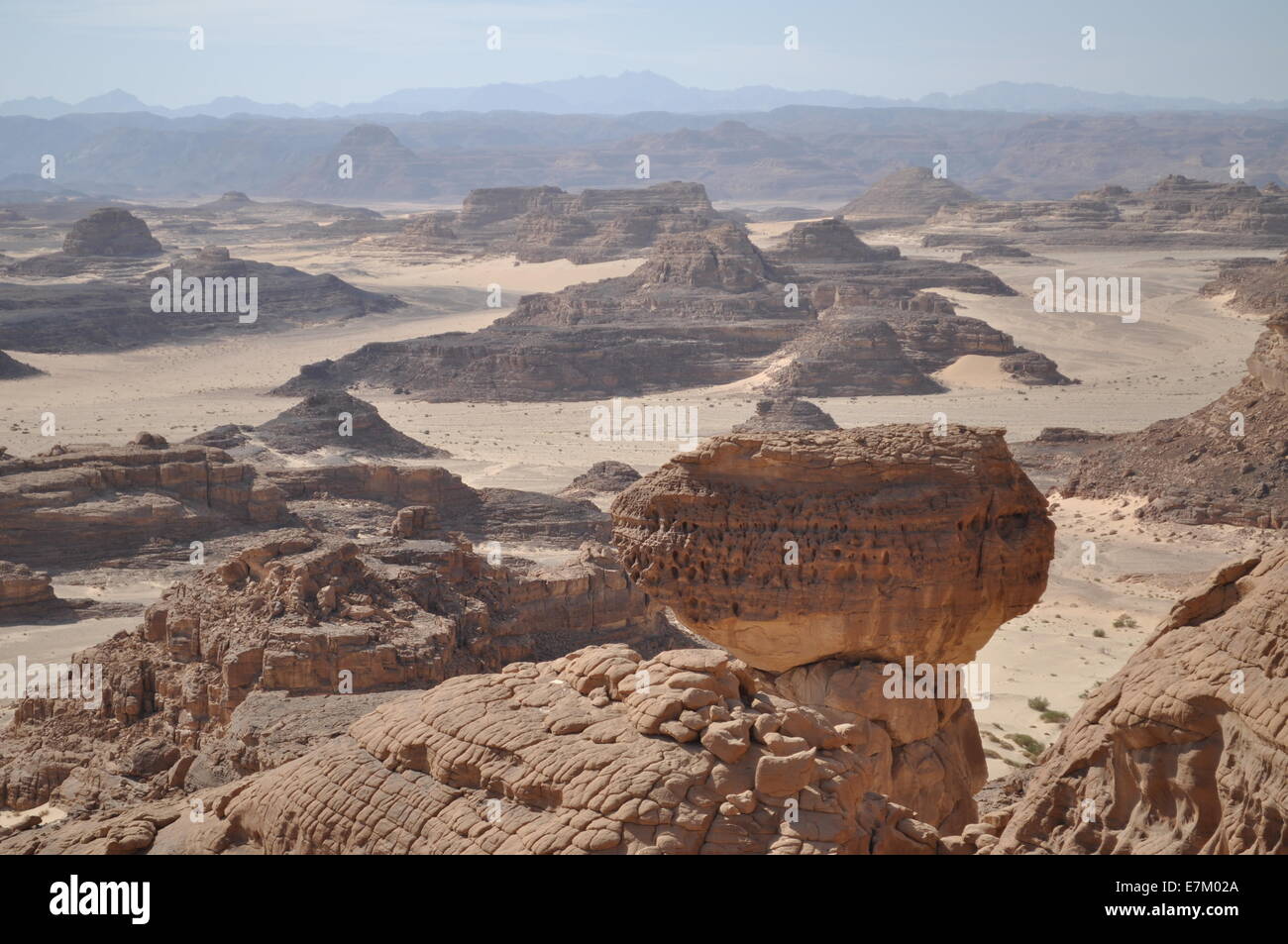 Sinai: the desert of Wadi Arada Stock Photo