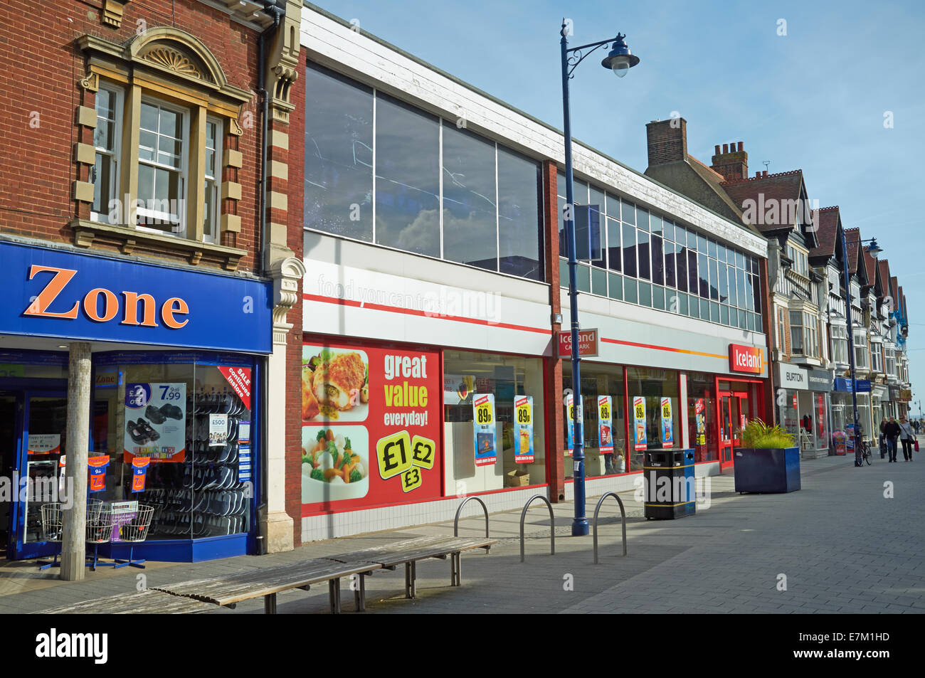 Hamilton Road shops Felixstowe Suffolk UK Stock Photo Alamy