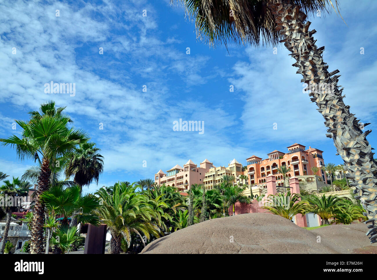 The Gran Hotel in the resort of Bahia Del Duque on the Costa Adeje in Tenerife Stock Photo