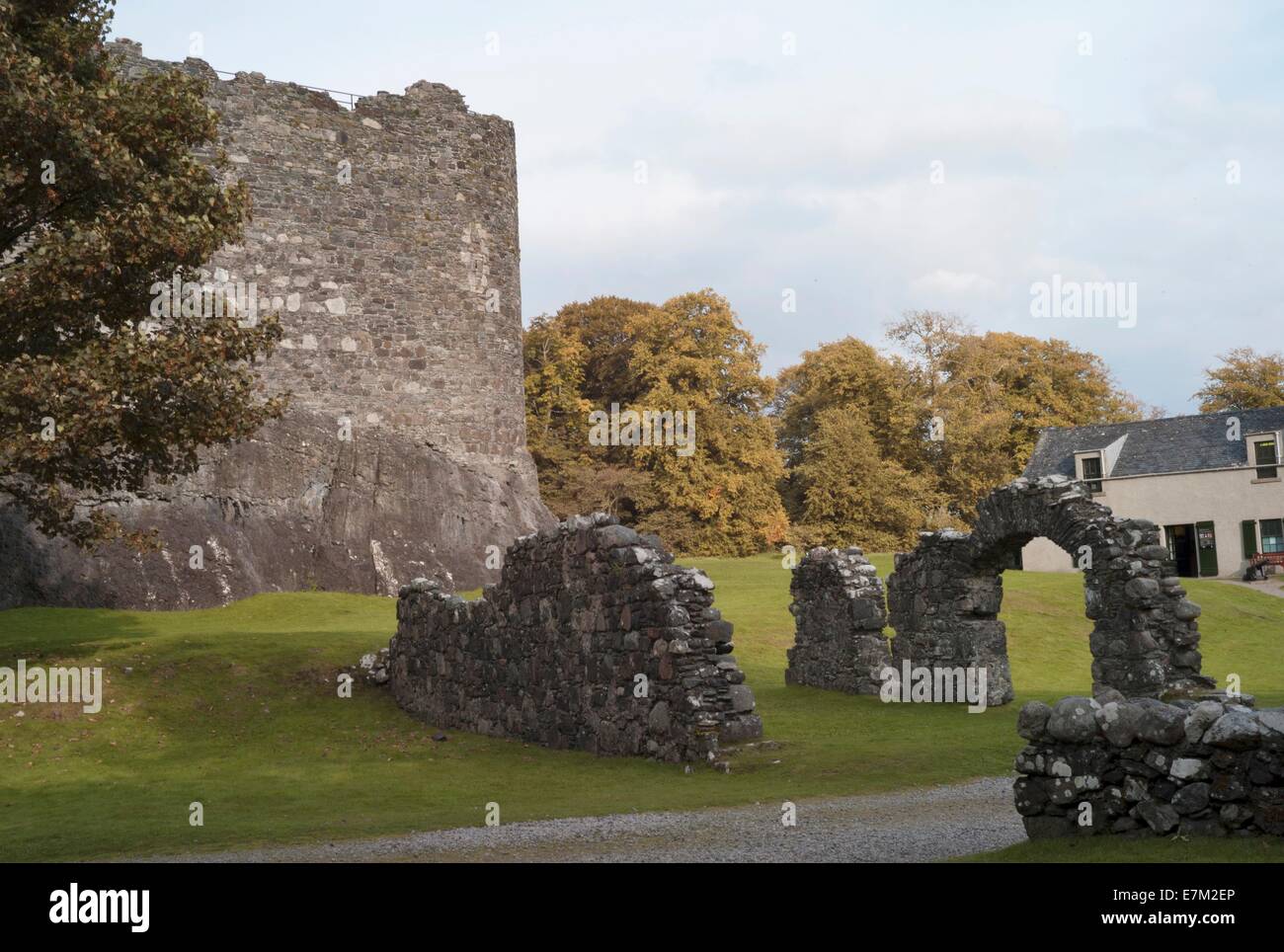Dunstaffnage Castle Onban Stock Photo Alamy