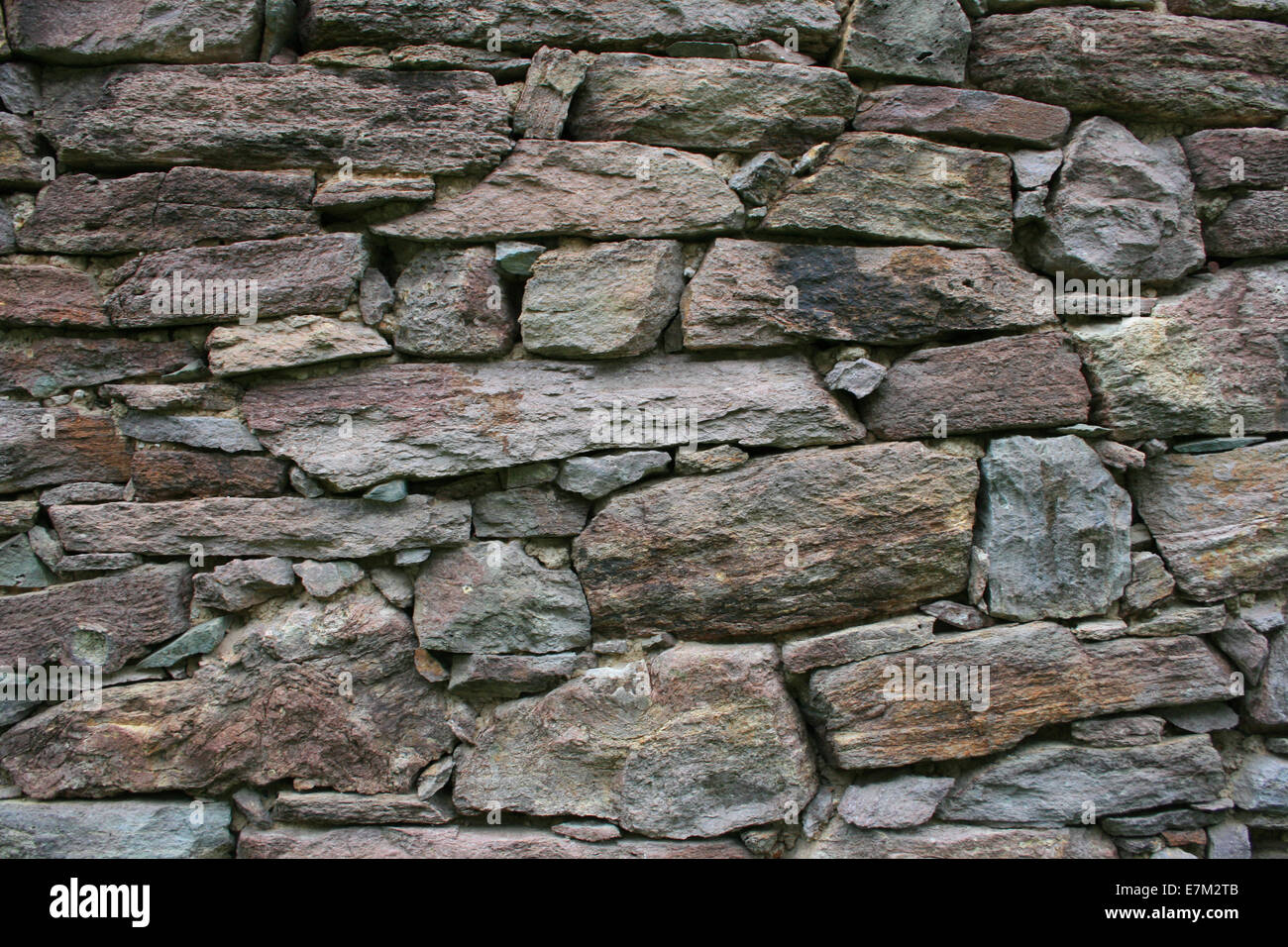 Traditional Stone Home Wall ,Background Stock Photo
