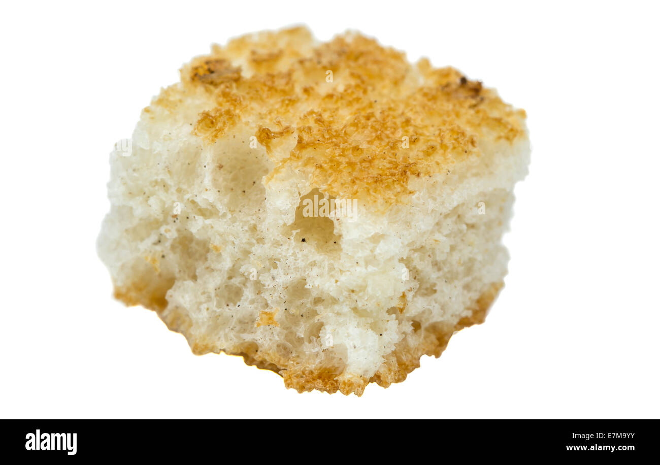 Toast crouton isolated on a white background Stock Photo