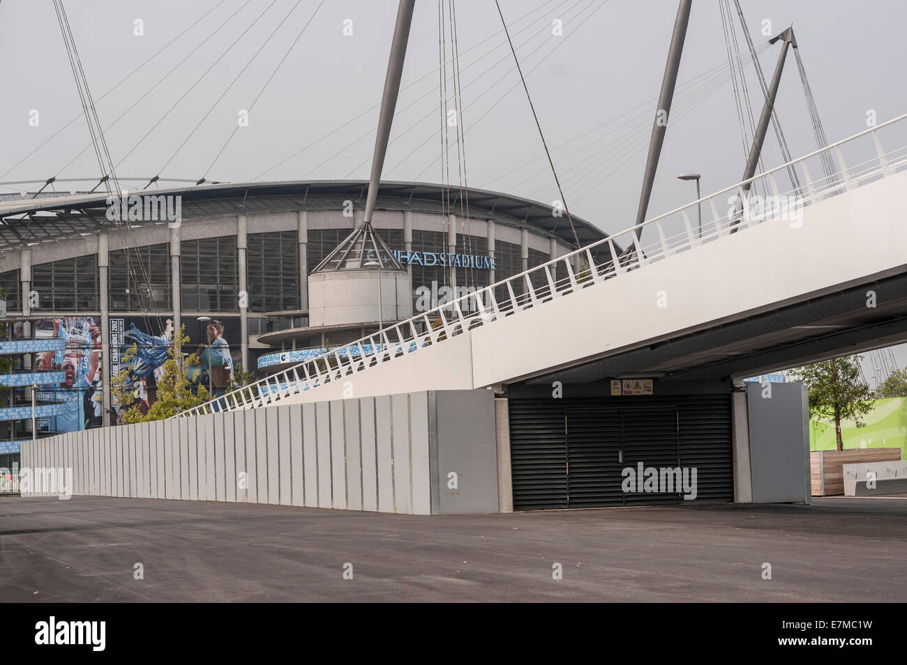 Manchester City F.C. Etihad Stadium. Stock Photo