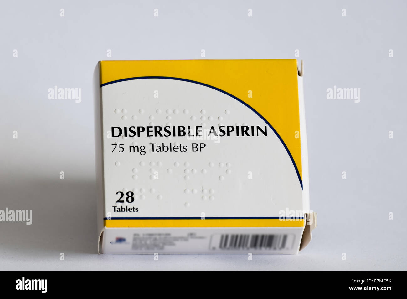 Aspirin is an antiplatelet medicine, which means it reduces the risk of clots forming in your blood. Stock Photo