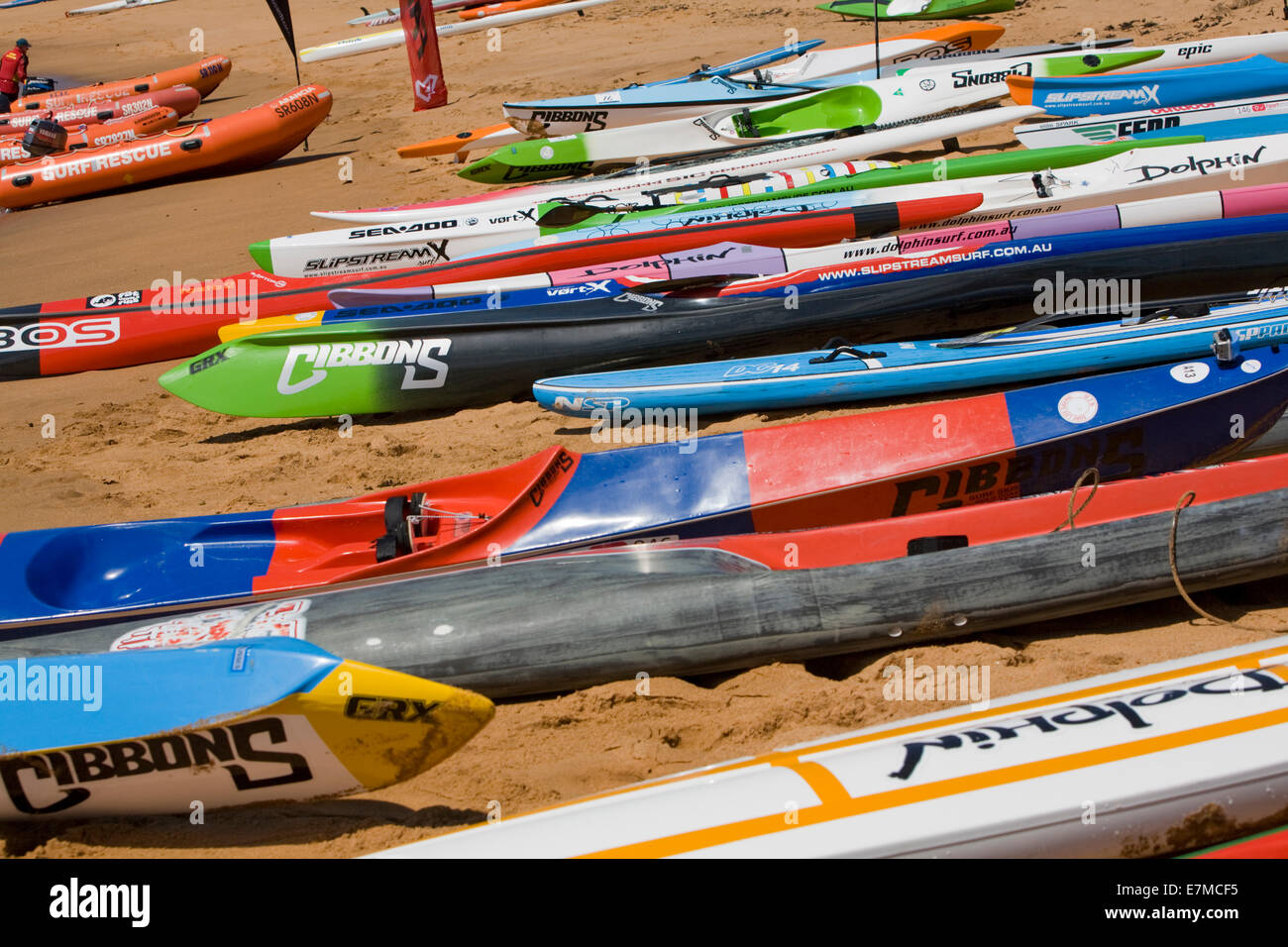 Ocean Racing Kayaks Ocean rescue kayaks hi-res stock photography and images - Alamy