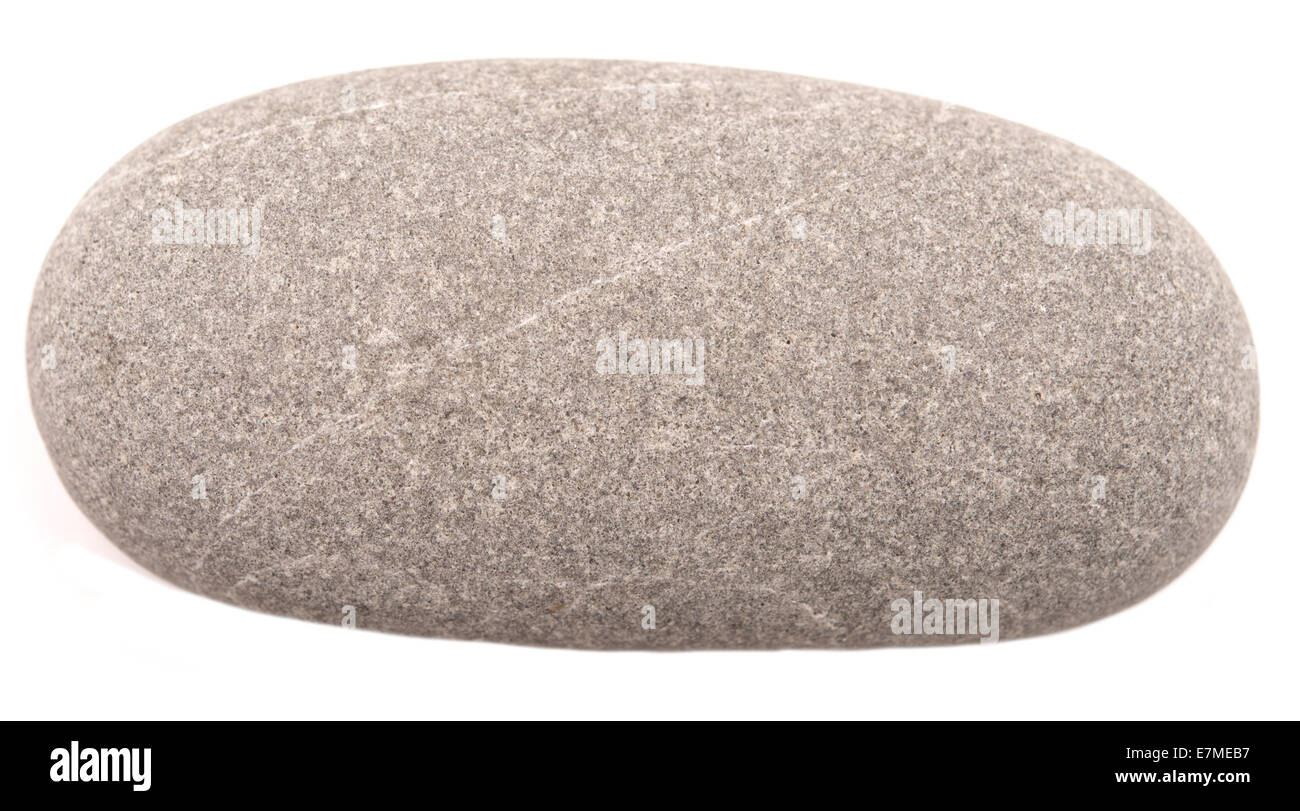 grey stone isolated on white background Stock Photo - Alamy