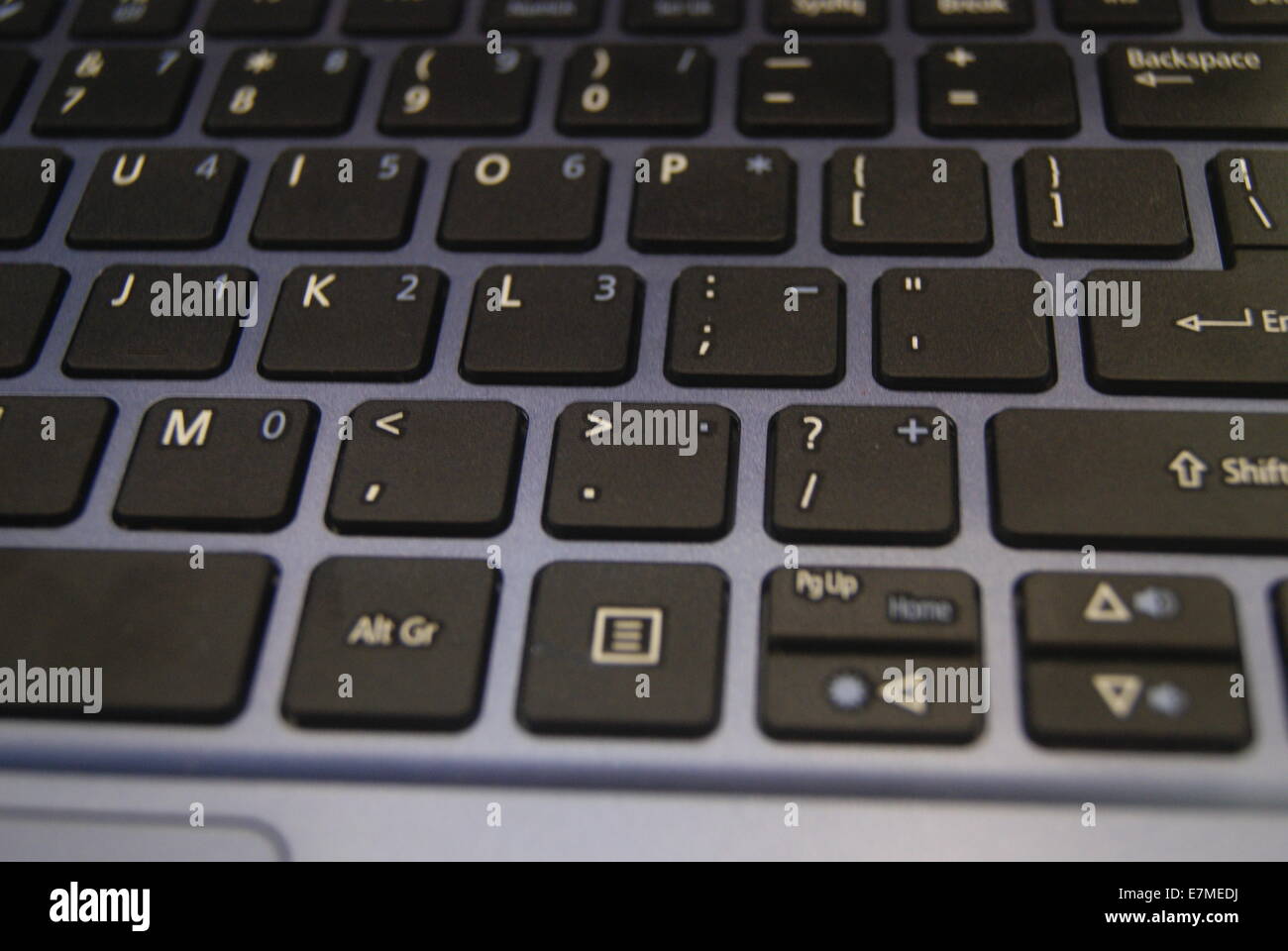 Computer keyboard features Stock Photo Alamy