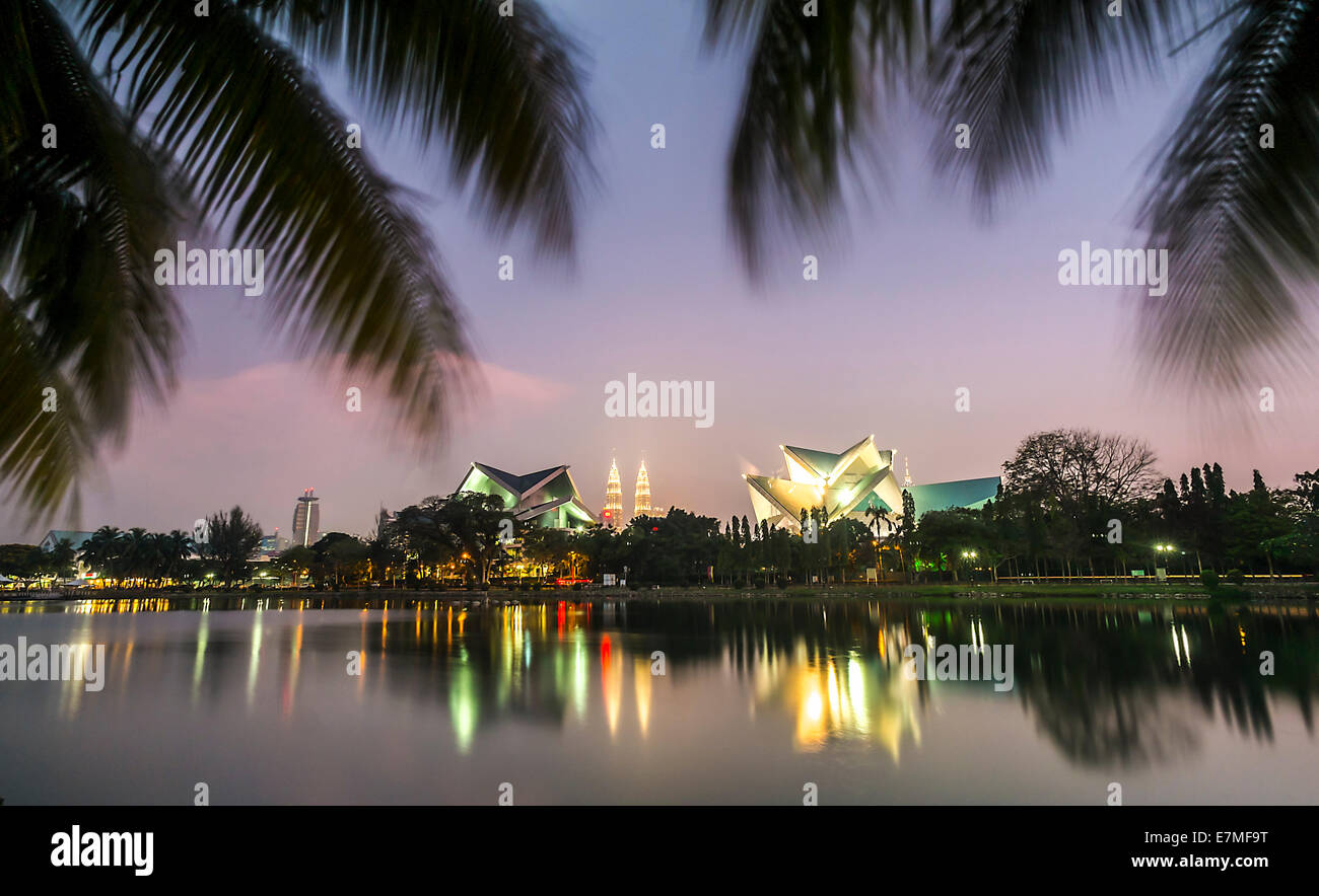 National Theatre Istana Budaya at Titiwangsa Recreational Park Kuala Lumpur Stock Photo