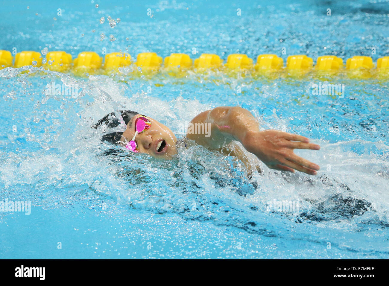 Incheon, South Korea. 21st Sep, 2014. Misaki Yamaguchi (JPN) Swimming ...