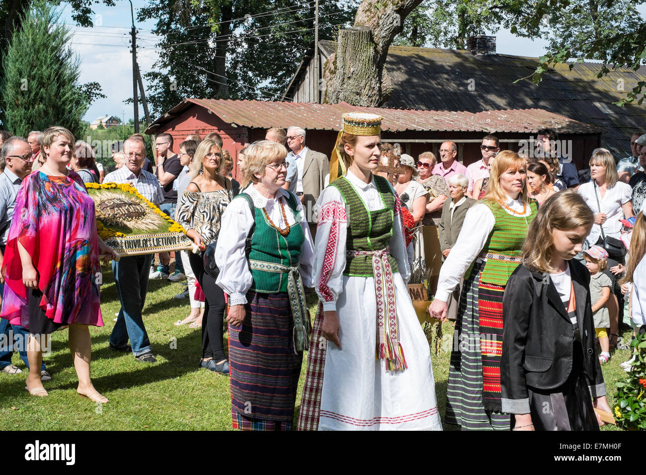 Lithuanians celebrate religious festival, Punsk, Suwalskie Region
