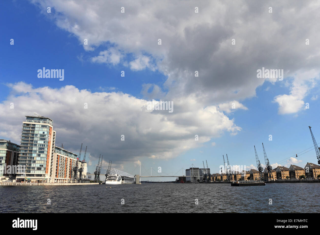Royal Victoria Dock, East London, England, UK. Stock Photo