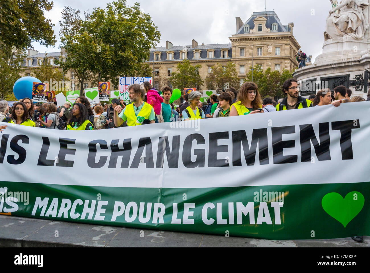 Paris, France, Public Demonstration, International UN Climate March