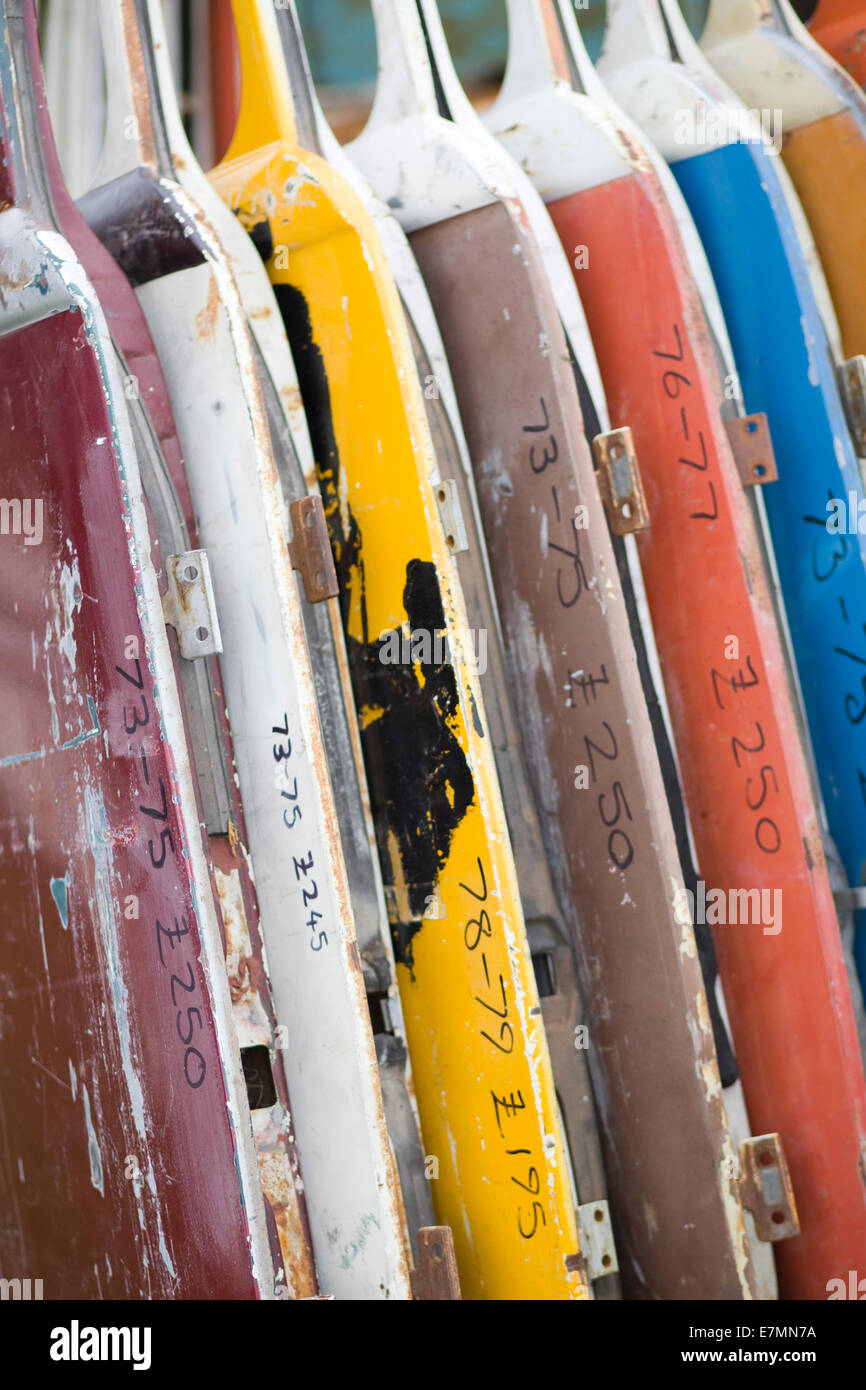 Volkswagen Camper Van Parts for sale in a auto market Stock Photo Alamy