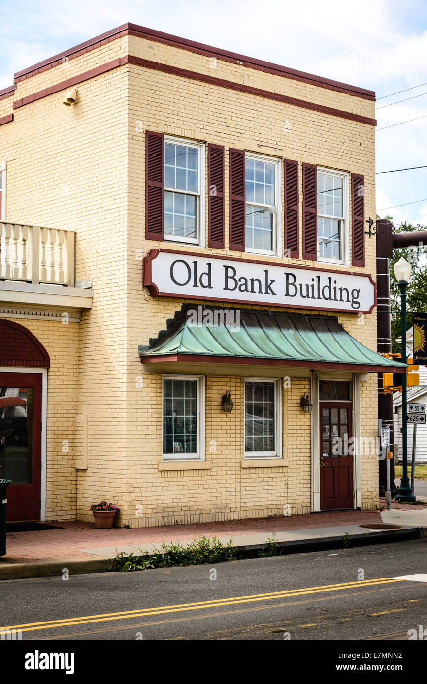 Old Bank Building, 14951 Washington Street, Haymarket, Virginia Stock