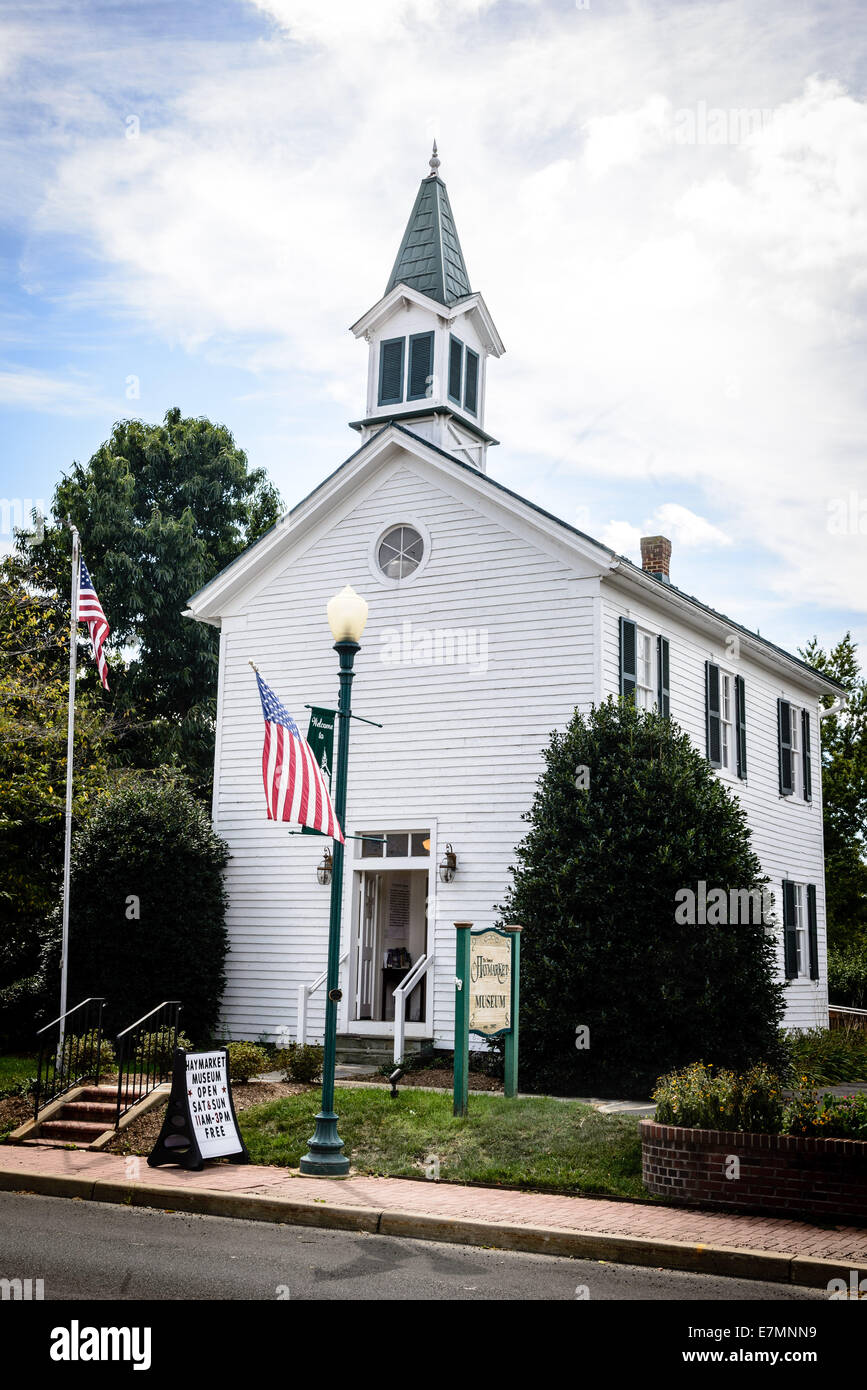 Haymarket Museum, Old Town Hall and School, 15025 Washington Street