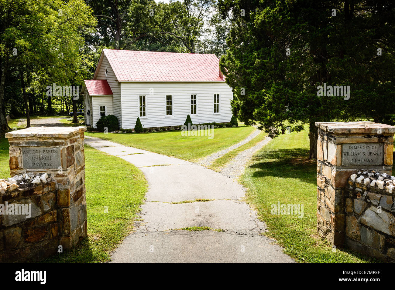 Antioch Baptist Church, 16509 Waterfall Road, Haymarket, Virginia Stock