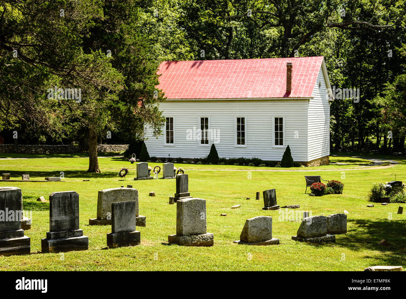 Antioch Baptist Church, 16509 Waterfall Road, Haymarket, Virginia Stock