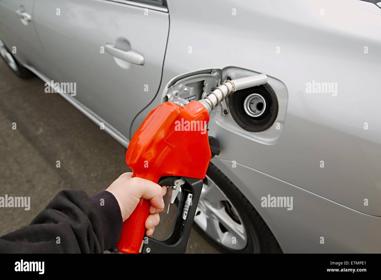 Fuel Nozzle Stock Photo