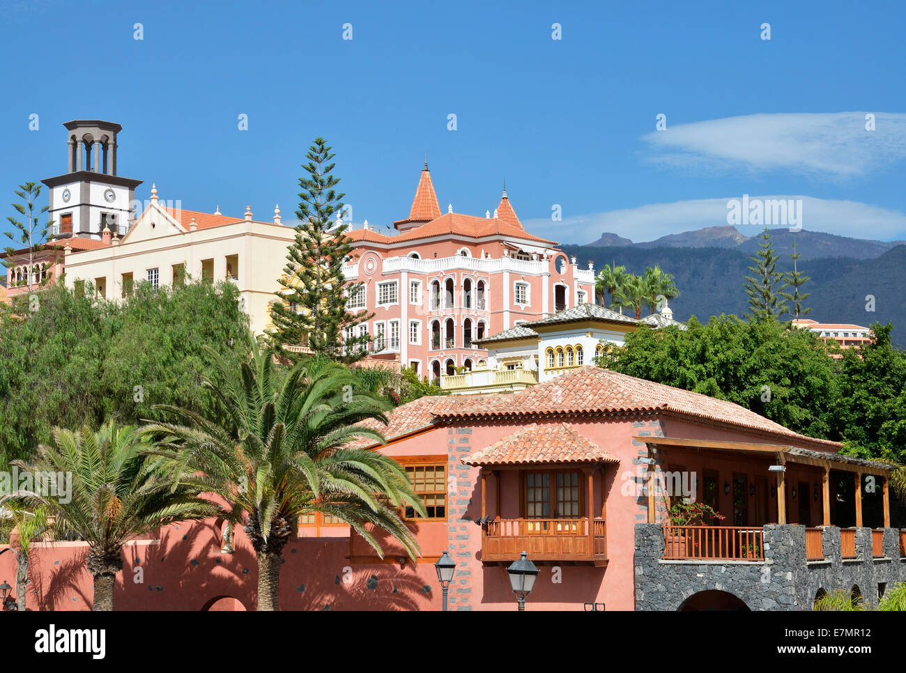 The Gran Hotel in the resort of Bahia Del Duque, Tenerife, Canary Islands Stock Photo