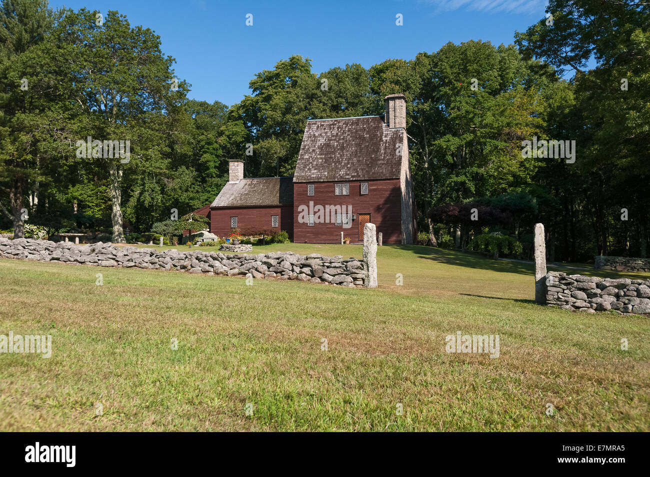 Armand LaMontagne hand built this replica house of the 17th Century