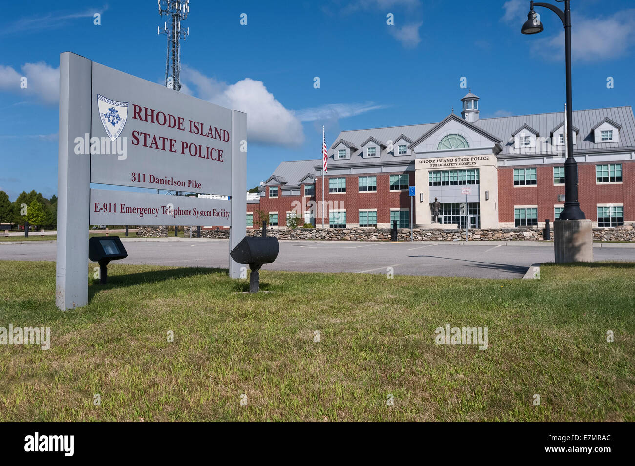Rhode Island State Police Public Safety Complex located on Danielson
