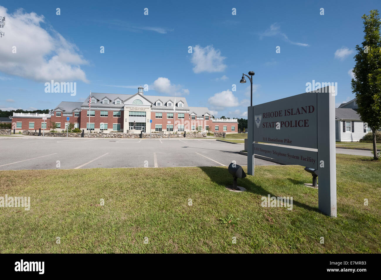 Rhode Island State Police Public Safety Complex located on Danielson