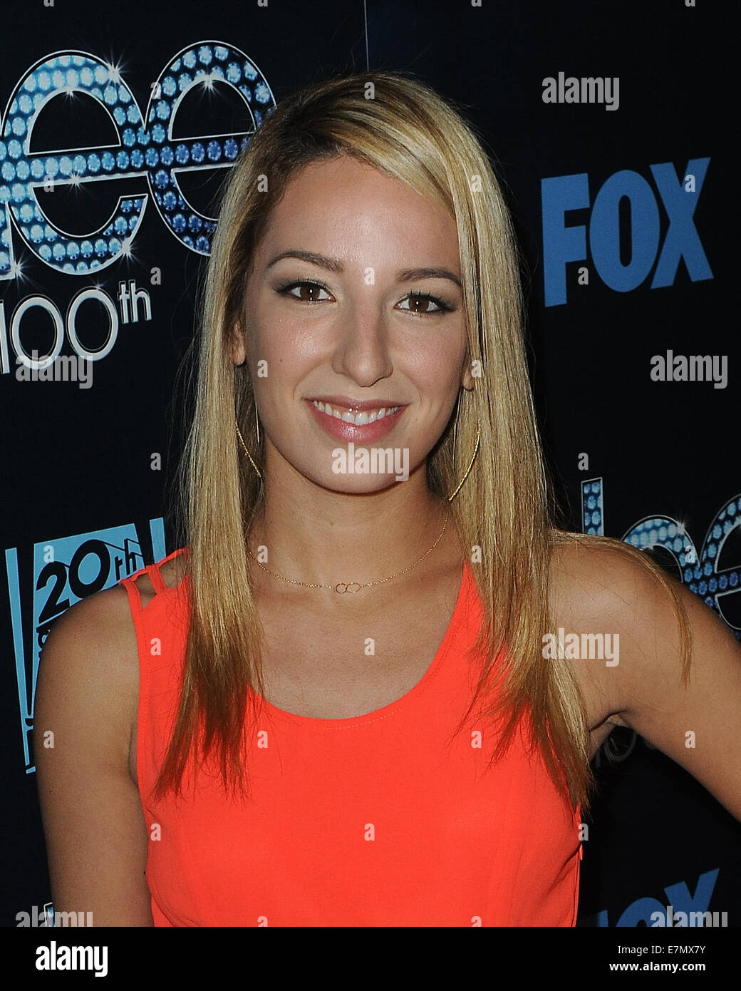 The 100th episode celebration of GLEE at Chateau Marmont in West