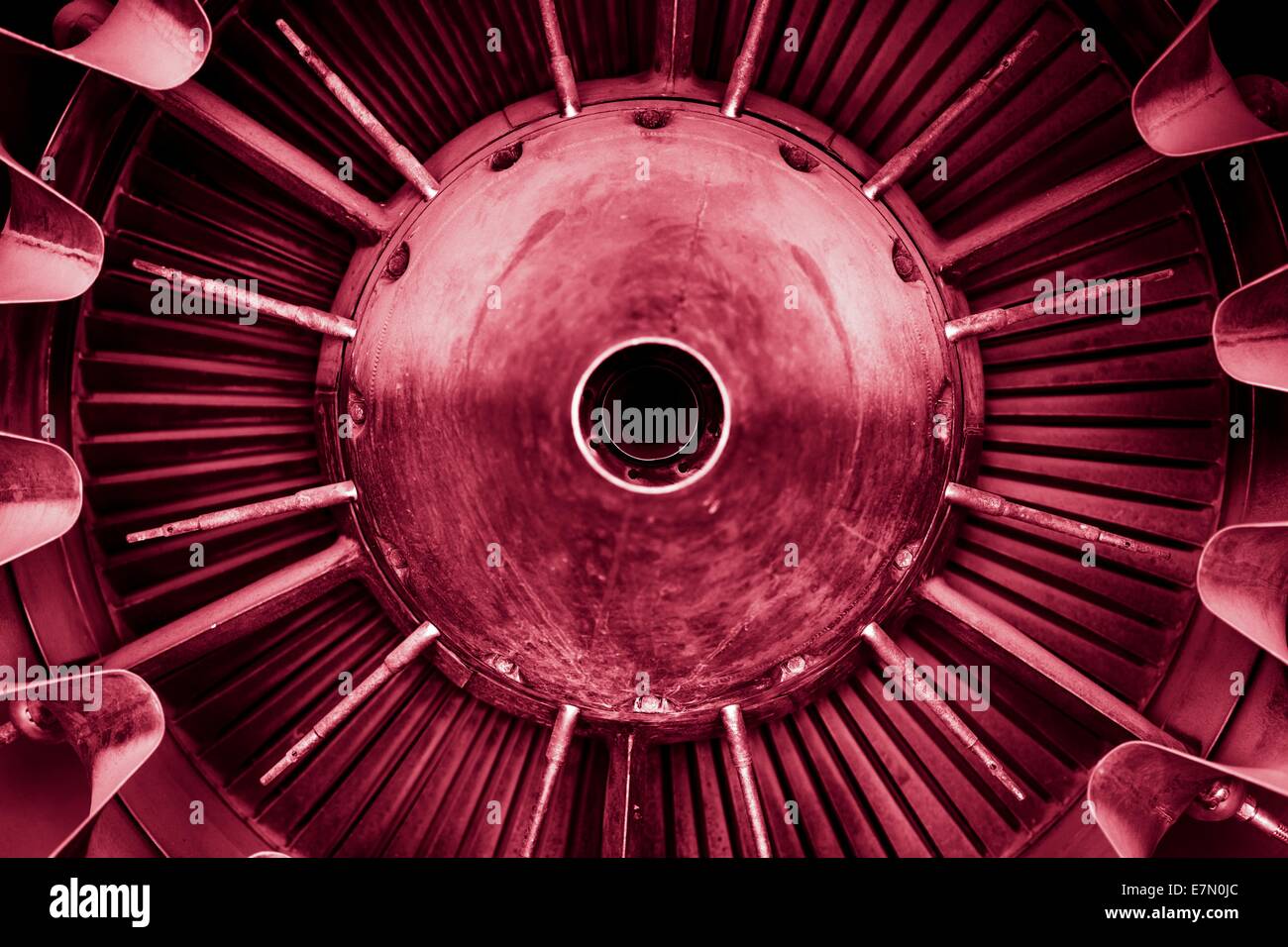 Closeup of a jet engine Stock Photo - Alamy