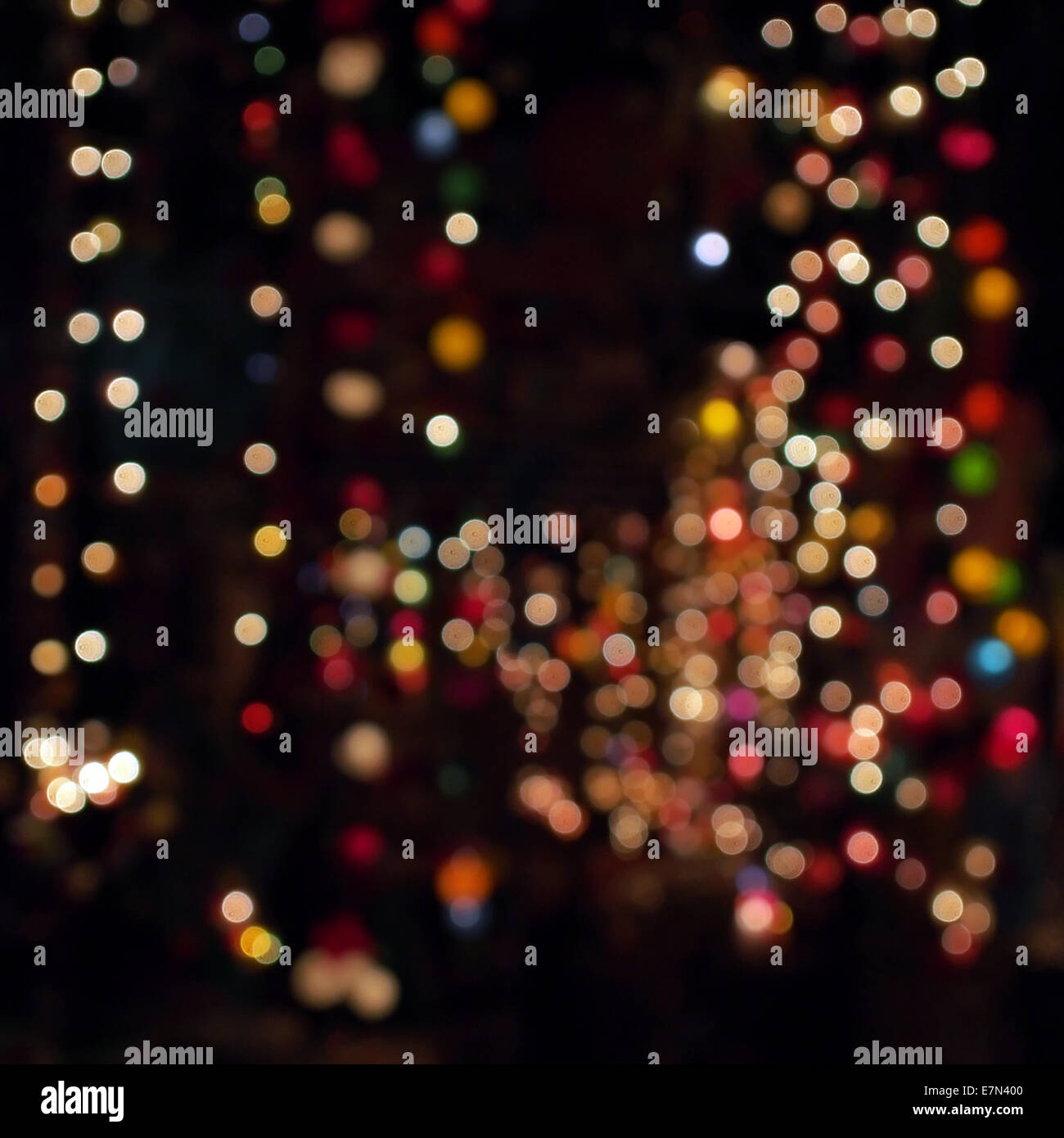 Colorful bokeh light as background Stock Photo