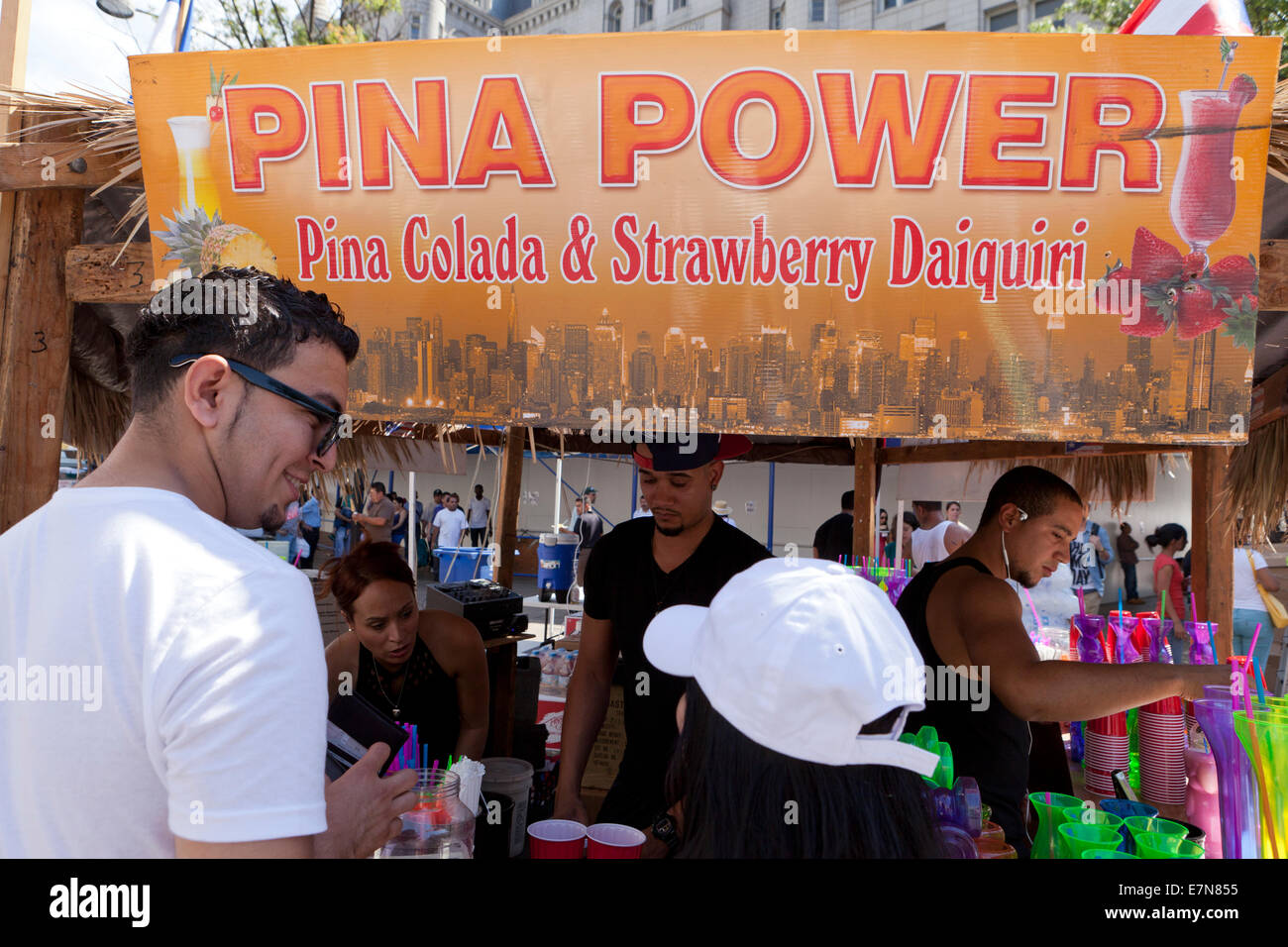 Pina colada and Strawberry daiquiri vendor - USA Stock Photo