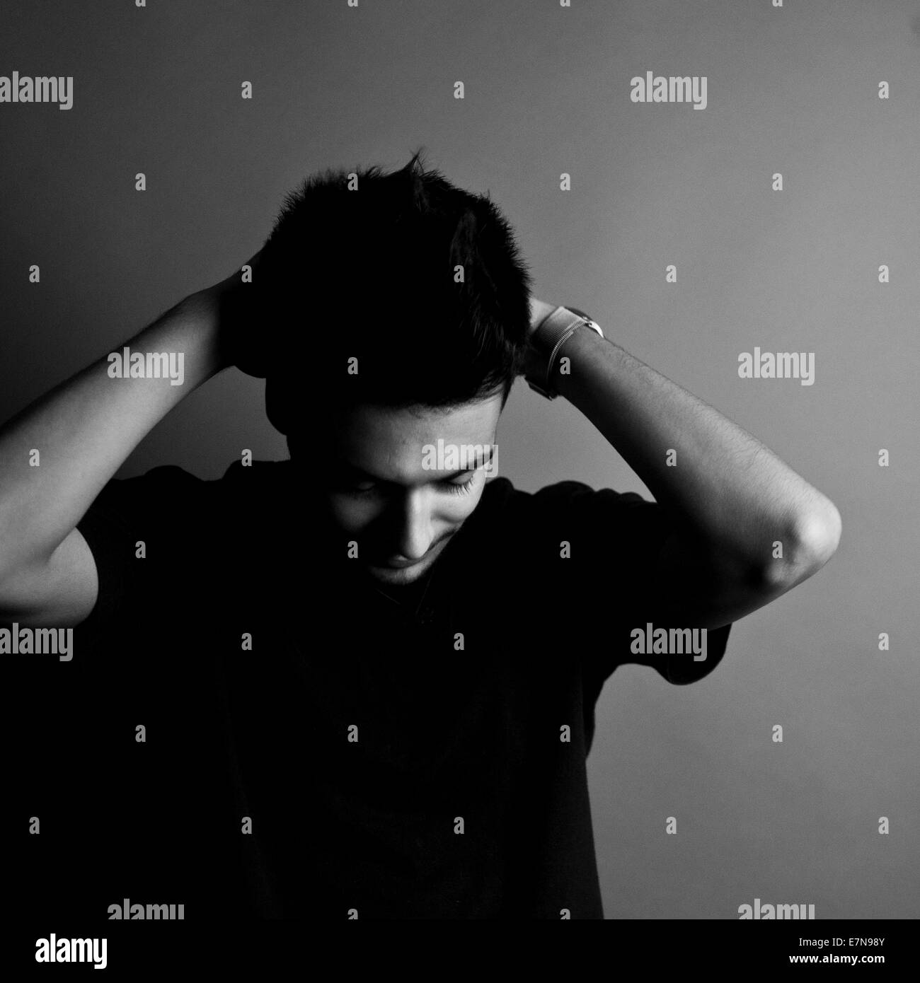 Portrait of a young man Stock Photo - Alamy