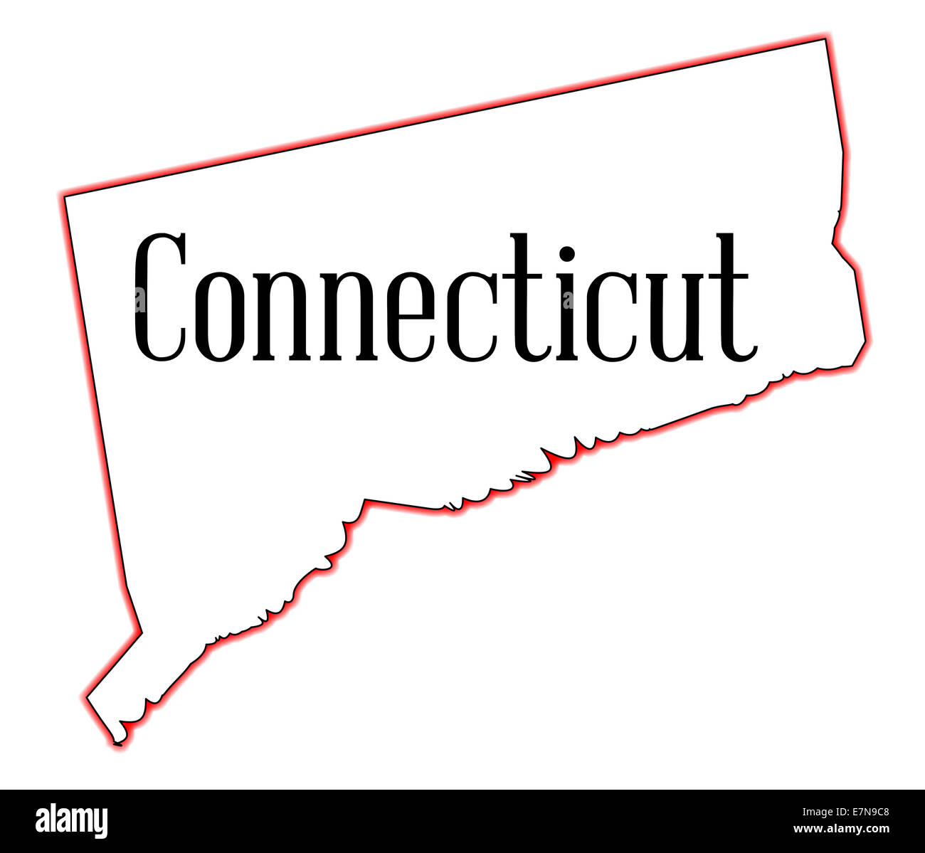 Connecticut map hires stock photography and images Alamy