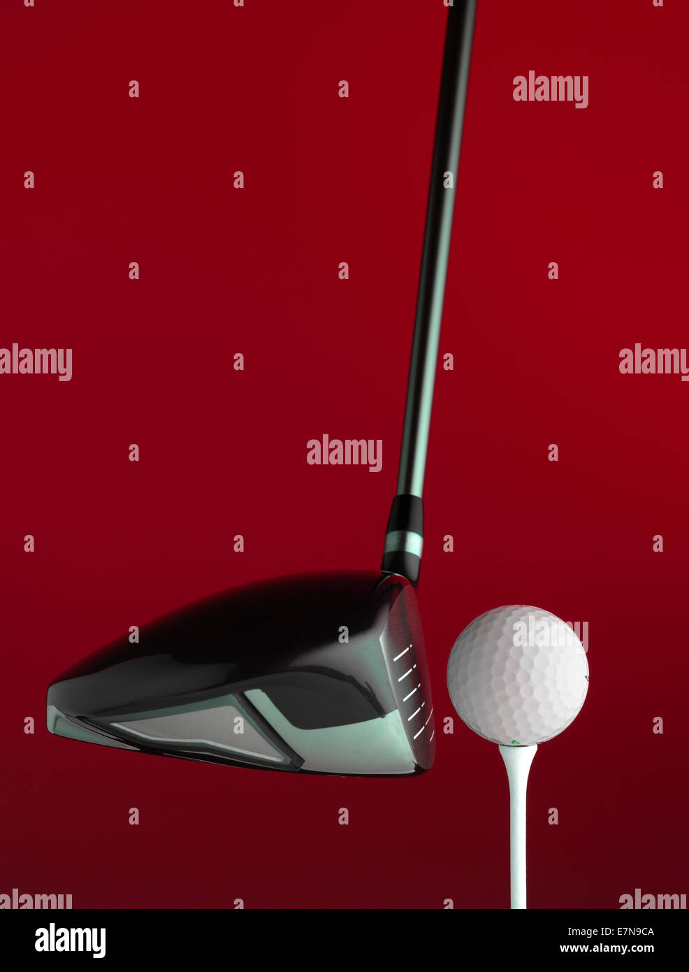 Golf Ball and Driver Stock Photo Alamy