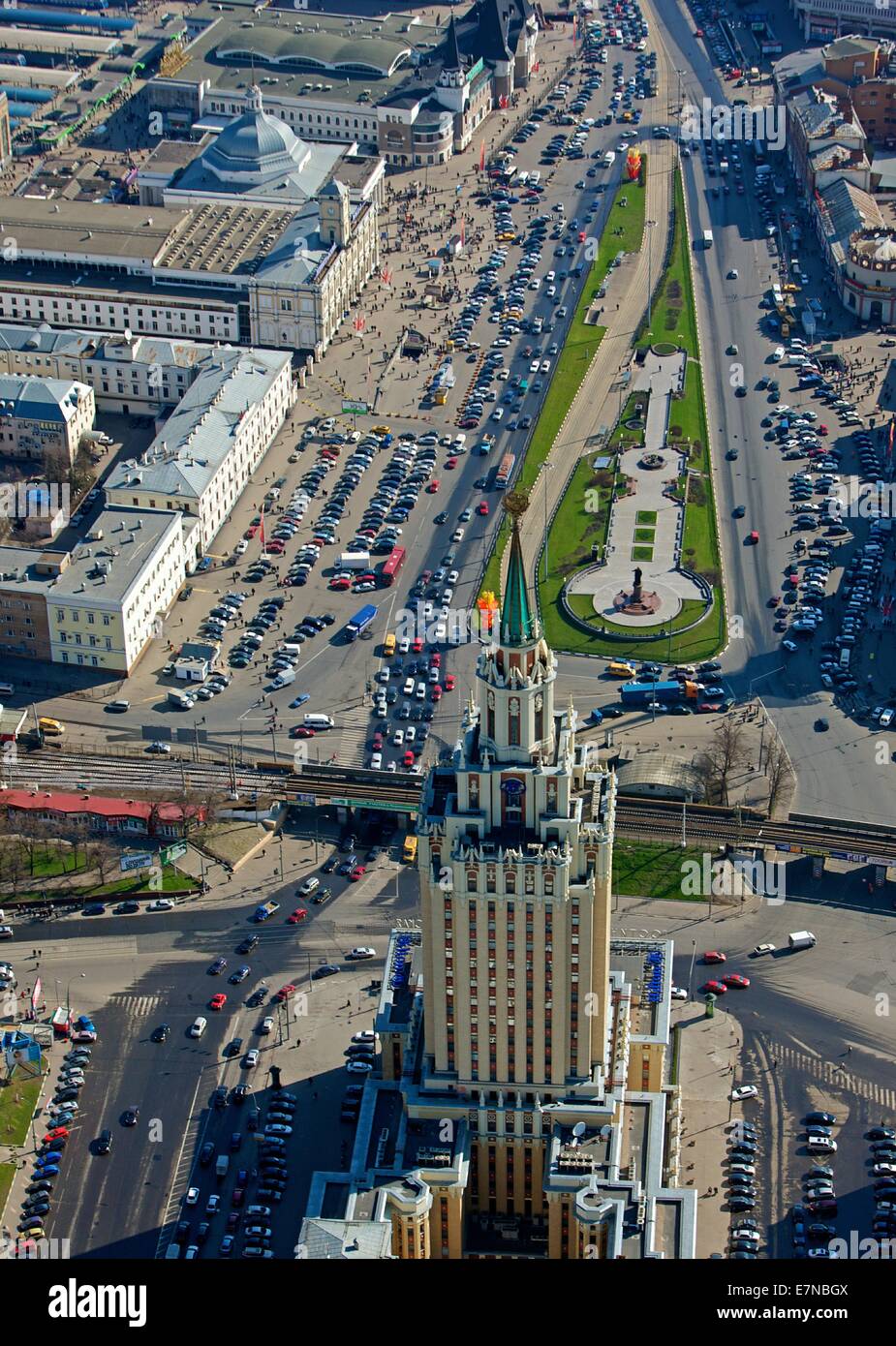 Russia, Moscow. Hilton Moscow Leningradskaya Hotel, Seven Sisters