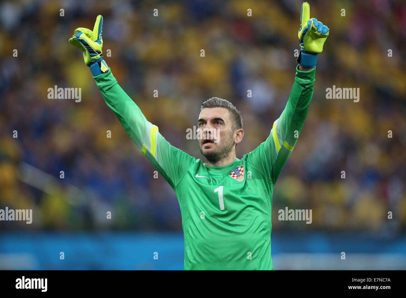 Stipe Pletikosa. Brazil v Croatia group match FIFA World Cup 2014 Brazil. Arena de Sao Paulo, Sao Paulo. 12 june 2014. Stock Photo