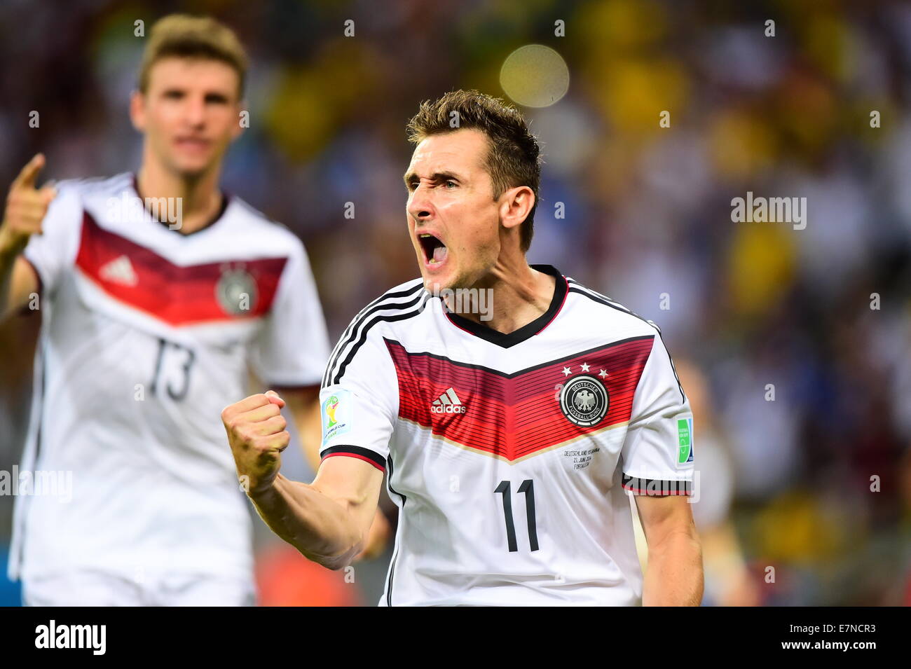 Miroslav Klose of Germany. Germany v Ghana, group match. FIFA World Cup 2014 Brazil. Castelao Stadium, Fortaleza. 21 June 2014. Stock Photo