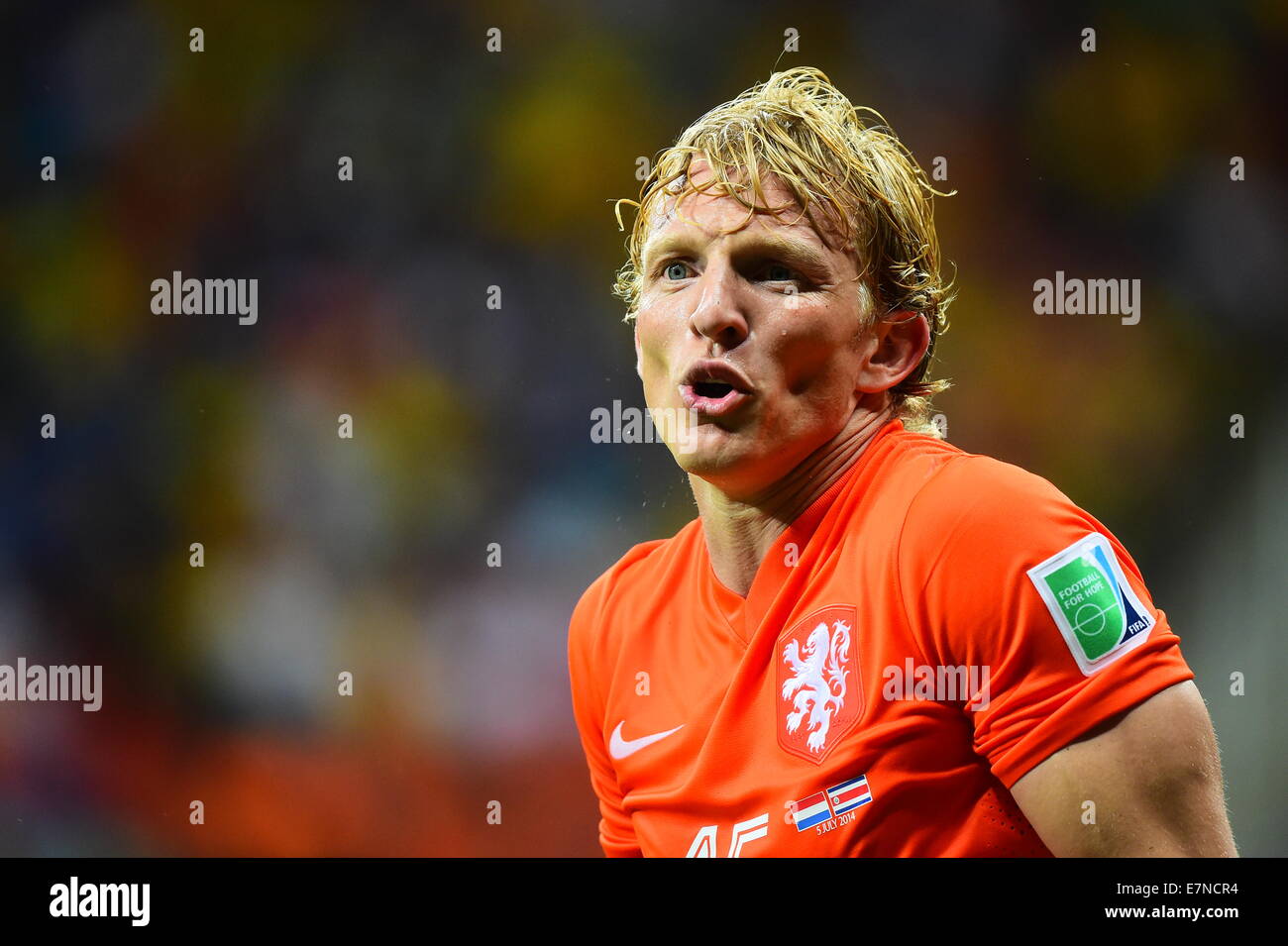 Dirk Kuyt of Holland. Holland v Costa Rica FIFA World Cup Brazil 2014