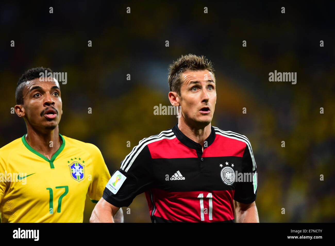 Miroslav KLOSE. Brazil v Germany. Semi-final FIFA World Cup Brazil 2014. Mineirao stadium, Belo Horizonte. 08 July 2014. Stock Photo
