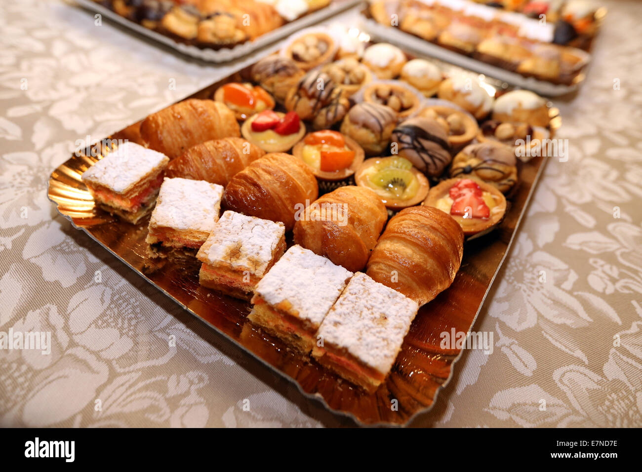Cakes, Biscuits, Pastries from Italy Stock Photo